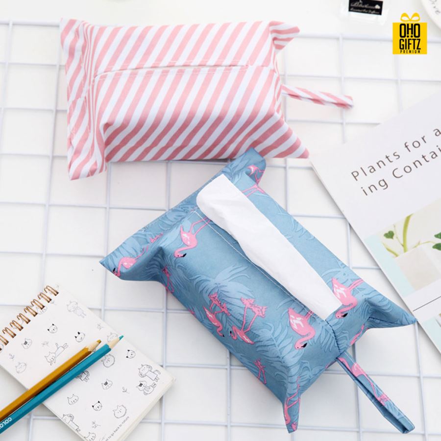 ที่ใส่กระดาษทิชชู่ สกรีนโลโก้ ทำเป็นของพรีเมี่ยม ของชำร่วยได้