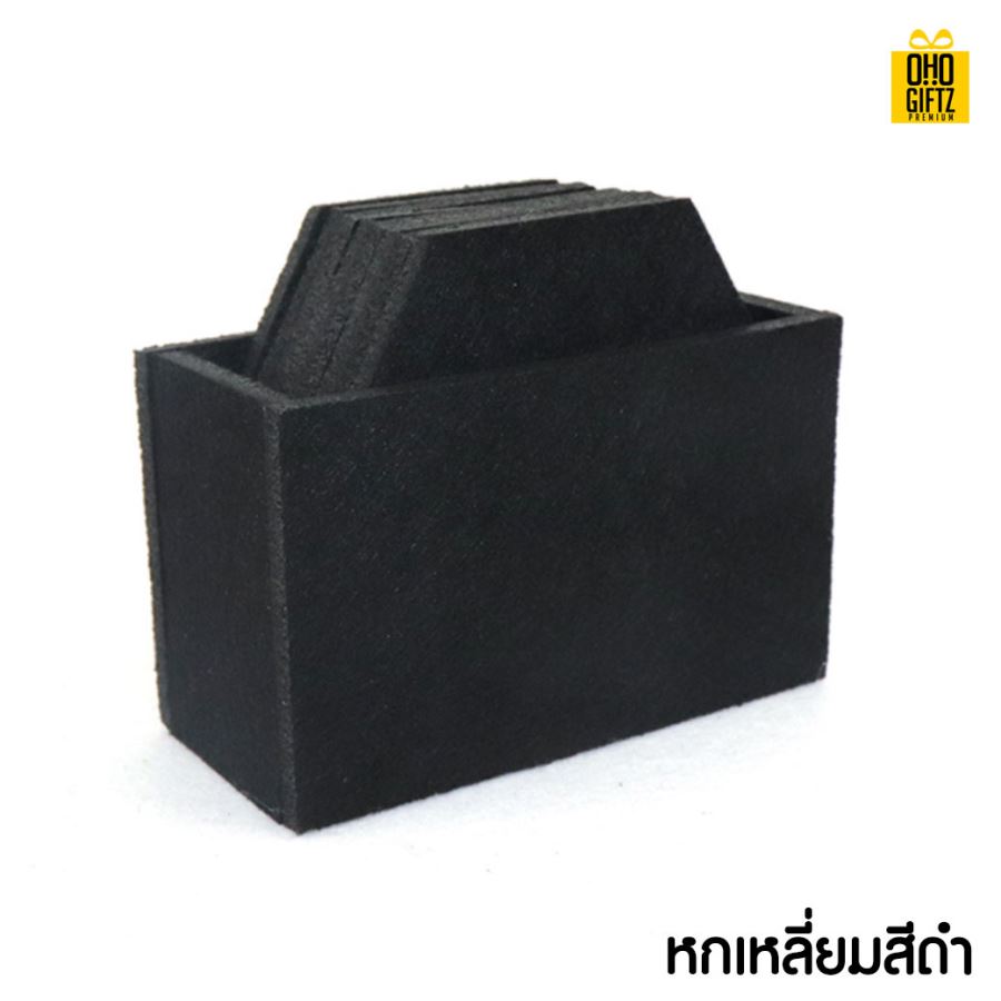 เซ็ทรองแก้ว สกรีนโลโก้  ทำเป็นของพรีเมี่ยมได้