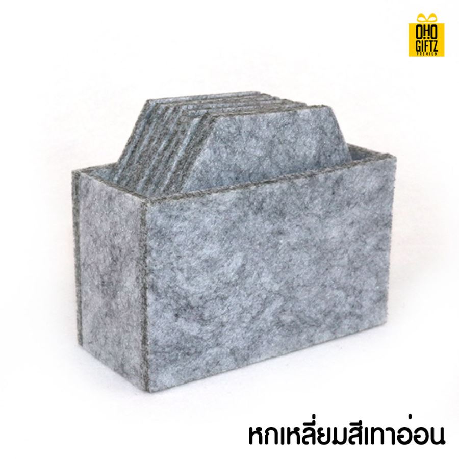 เซ็ทรองแก้ว สกรีนโลโก้  ทำเป็นของพรีเมี่ยมได้