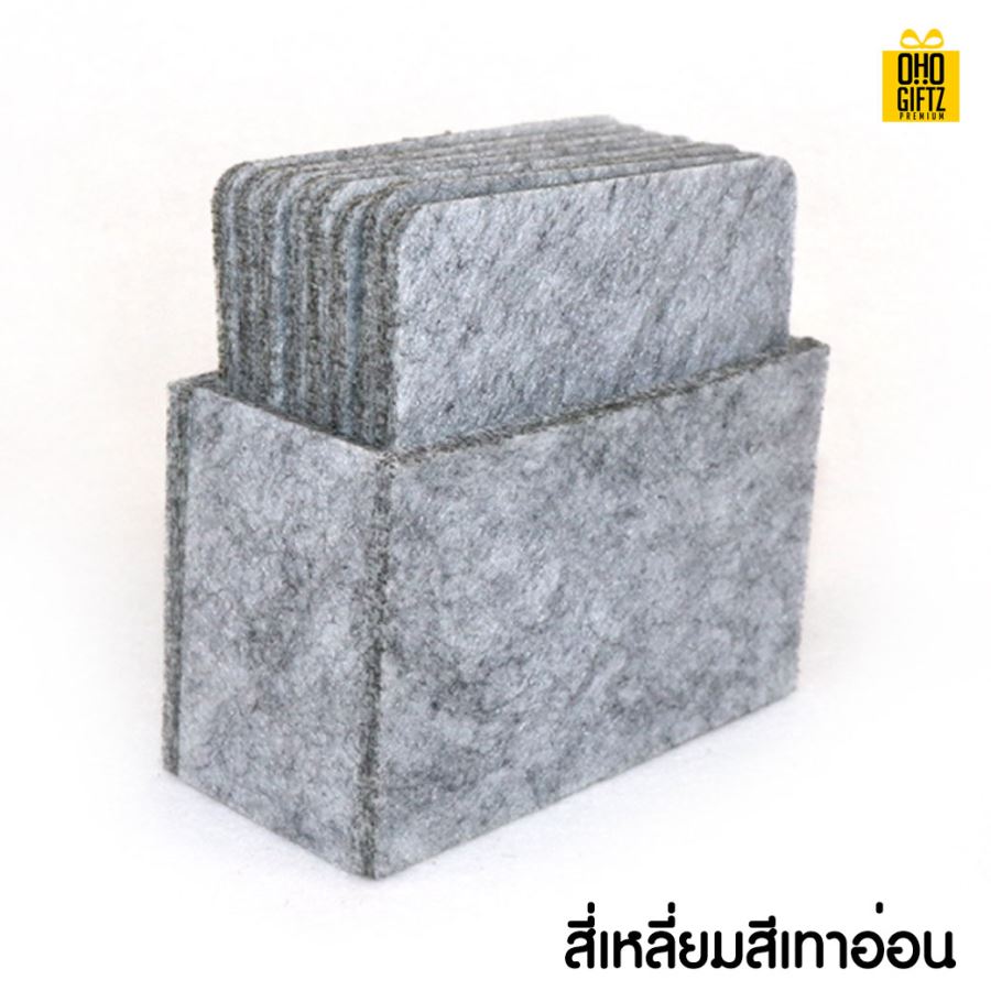 เซ็ทรองแก้ว สกรีนโลโก้  ทำเป็นของพรีเมี่ยมได้