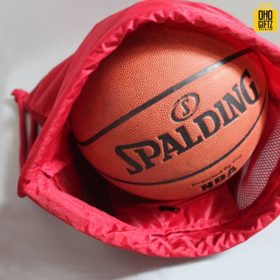 กระเป๋าเป้ทรงเชือกรูดผ้ากันน้ำ สกรีนโลโก้ ทำเป็นของพรีเมี่ยม