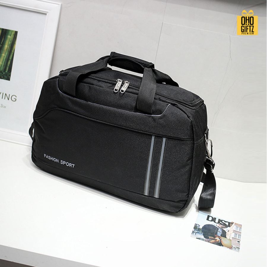 กระเป๋าใส่เสื้อผ้าออกกำลังกาย ใส่เดินทาง สกรีนโลโก้ ทำเป็นของพรีเมี่ยมได้