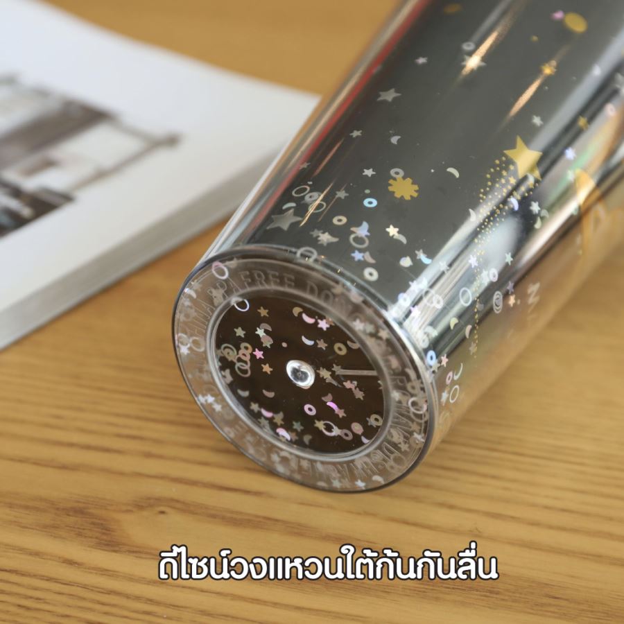 แก้วน้ำลายอวกาศ สกรีนโลโก้ ทำเป็นของพรีเมี่ยมได้