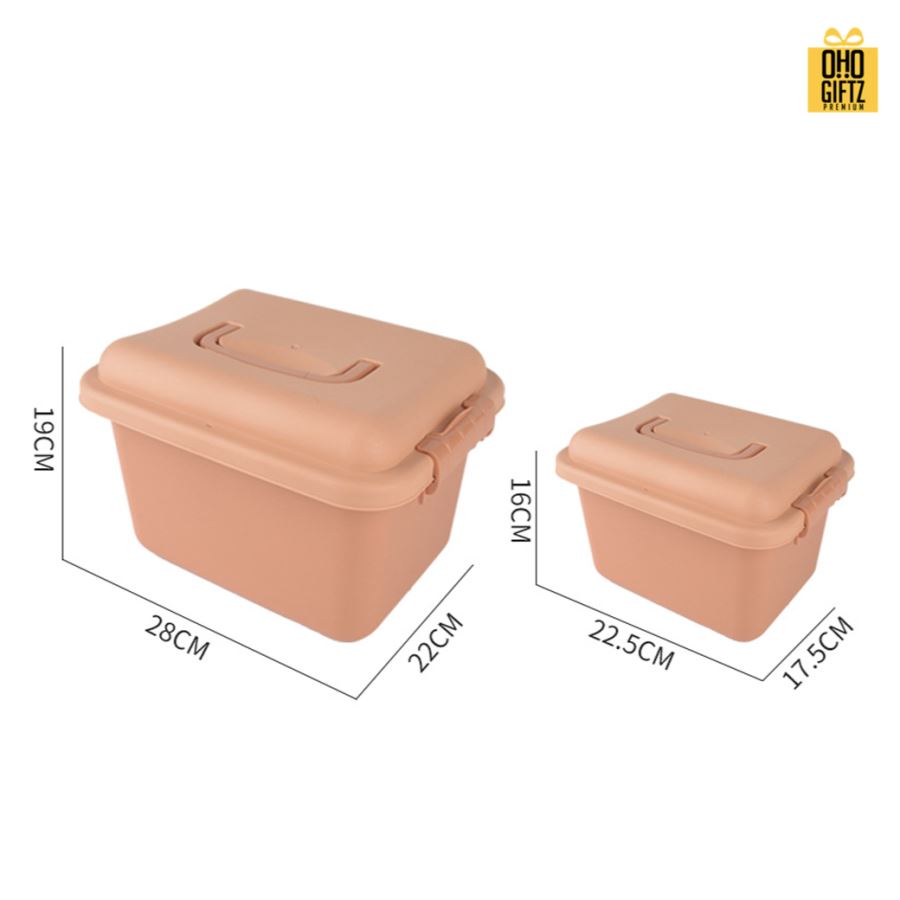 กล่องเก็บของพลาสติก สกรีนโลโก้ ทำเป็นของพรีเมี่ยมได้ 