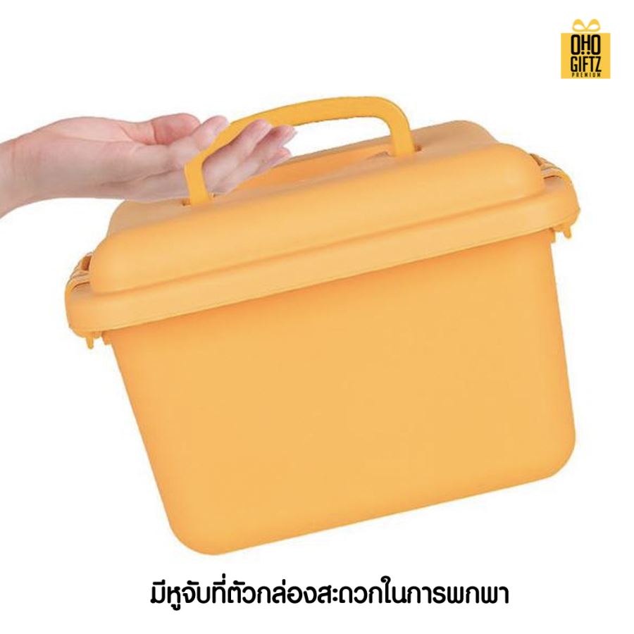 กล่องเก็บของพลาสติก สกรีนโลโก้ ทำเป็นของพรีเมี่ยมได้ 