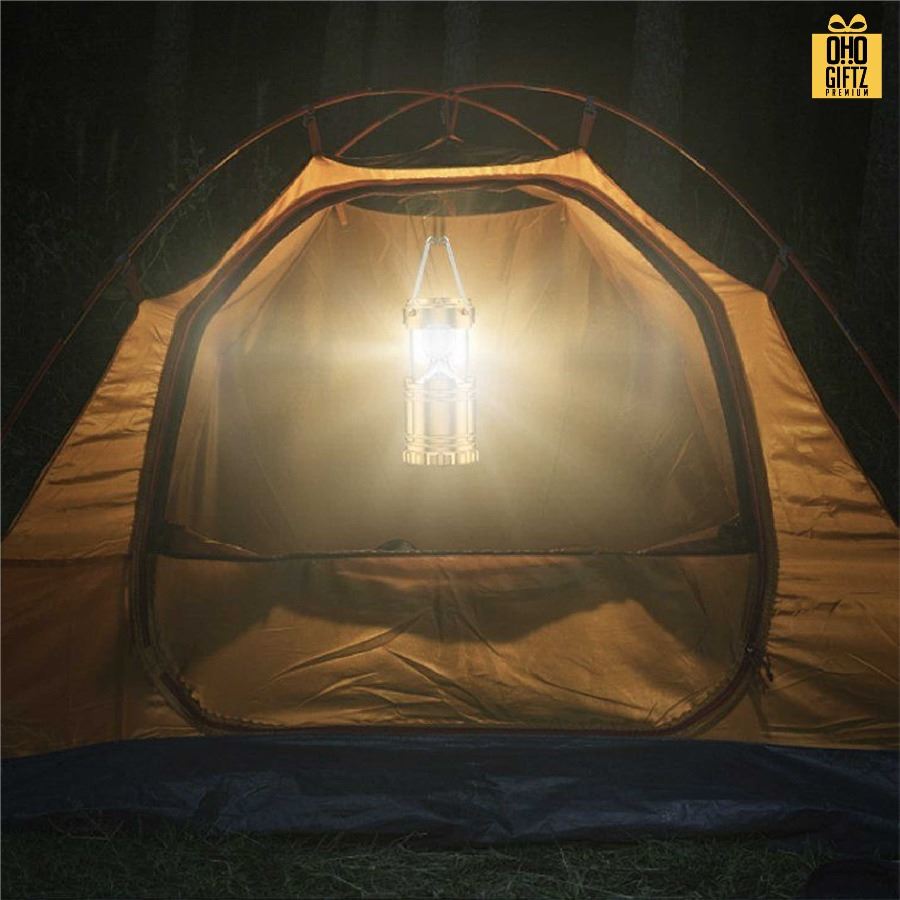 โคมไฟพลังงานแสงอาทิตย์ ยืดได้หดเก็บได้ สกรีนโลโก้ ทำเป็นของพรีเมี่ยม ของที่ระลึกได้