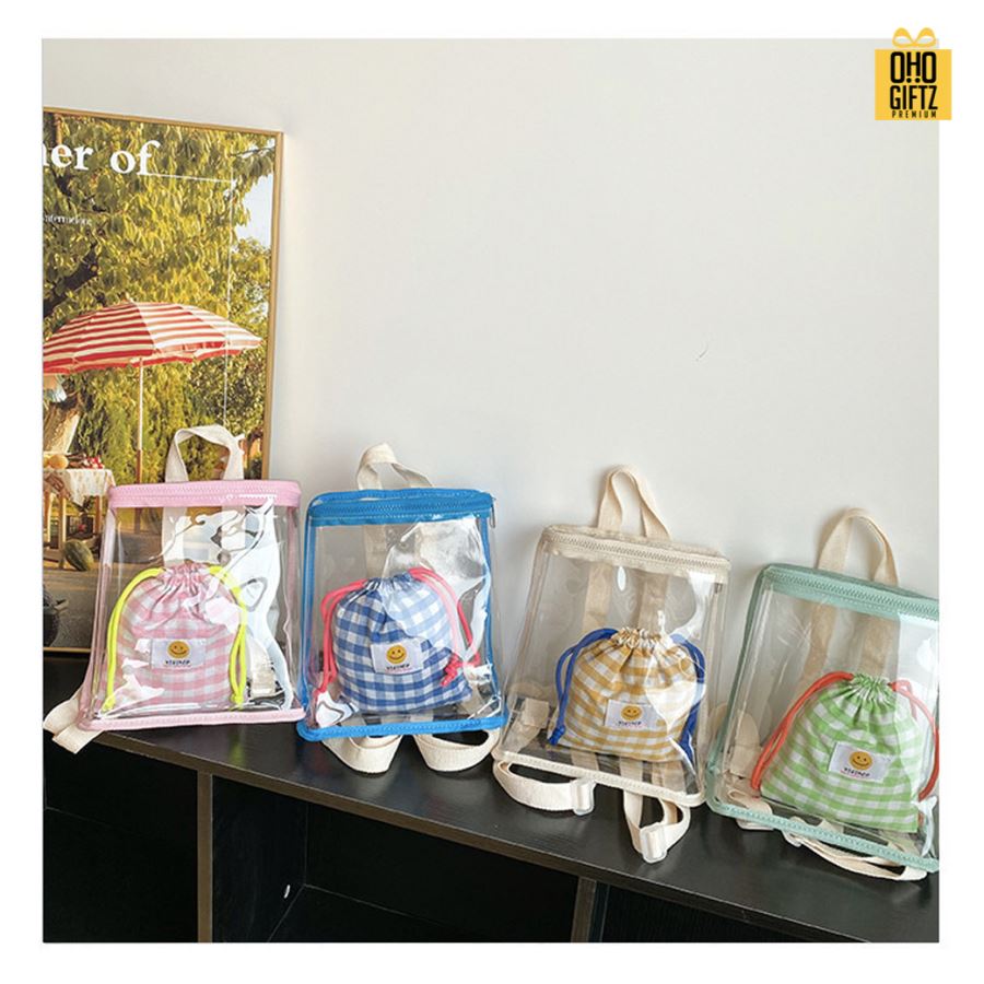 กระเป๋าเป้เด็ก PVC สกรีนโลโก้ ทำเป็นของพรีเมี่ยม