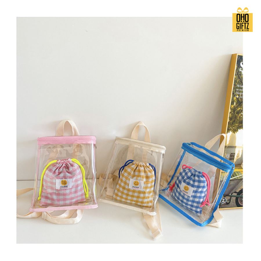 กระเป๋าเป้เด็ก PVC สกรีนโลโก้ ทำเป็นของพรีเมี่ยม