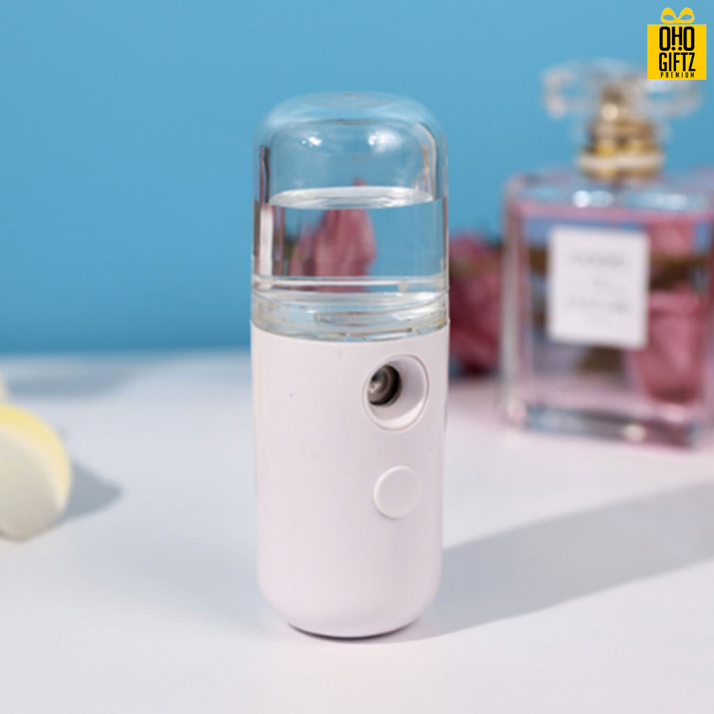 เครื่องพ่นสเปรย์ขนาดพกพา สกรีนโลโก้ สกรีนชื่อร้าน ทำเป็นของพรีเมี่ยมได้