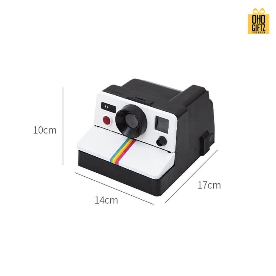 กล่องใส่ทิชชู่ทรงกล้อง สกรีนโลโก้ ทำเป็นของพรีเมี่ยม ของชำร่วยได้