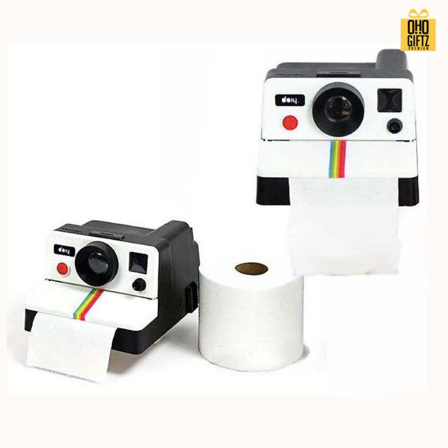 กล่องใส่ทิชชู่ทรงกล้อง สกรีนโลโก้ ทำเป็นของพรีเมี่ยม ของชำร่วยได้