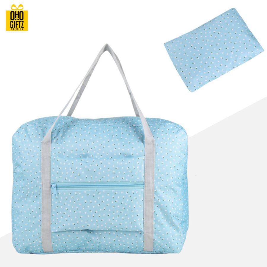 กระเป๋าผ้าoxfordกันน้ำพับได้ สกรีนโลโก้ ทำเป็นของพรีเมี่ยม ของที่ระลึก