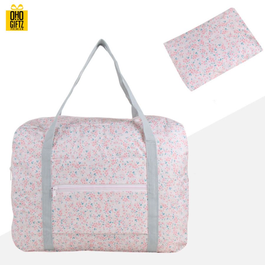 กระเป๋าผ้าoxfordกันน้ำพับได้ สกรีนโลโก้ ทำเป็นของพรีเมี่ยม ของที่ระลึก