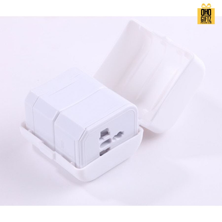 ปลั๊กแปลงไฟใช้ต่างประเทศ สกรีนชื่อ,โลโก้ ทำเป็นของพรีเมี่ยมได้