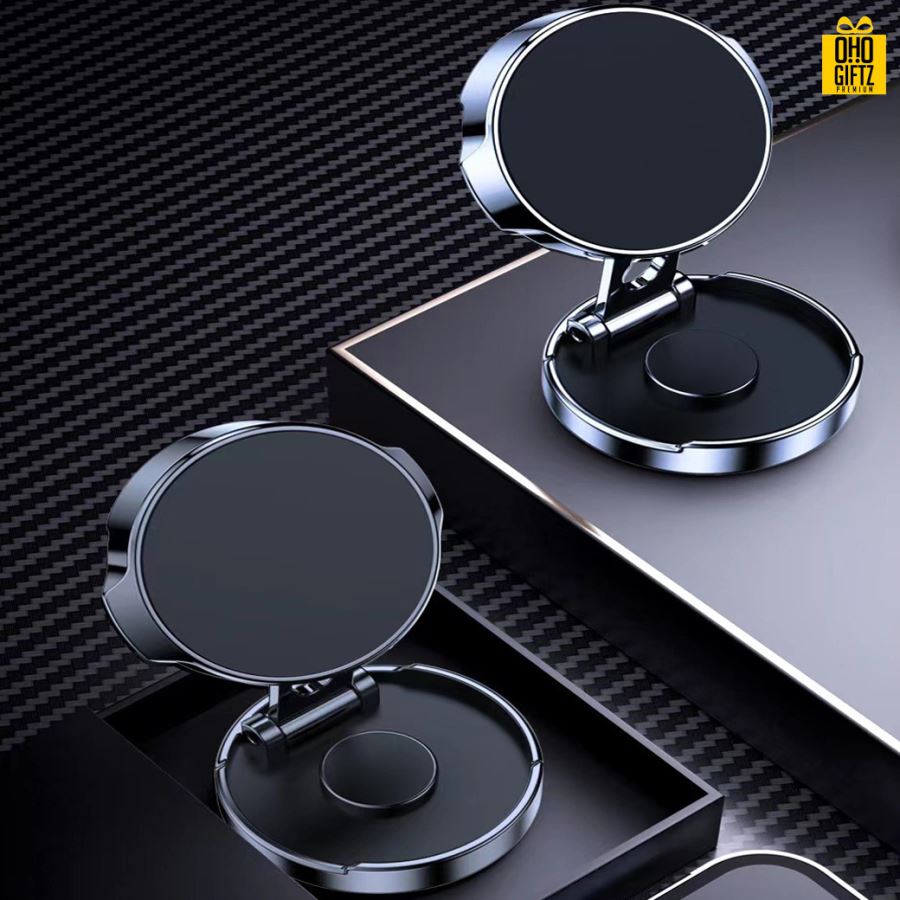 ตัวยึดแม่เหล็กแบบกลมพับได้ สกรีนโลโก้   ทำเป็นของพรีเมี่ยมได้