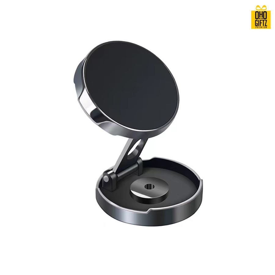 ตัวยึดแม่เหล็กแบบกลมพับได้ สกรีนโลโก้   ทำเป็นของพรีเมี่ยมได้