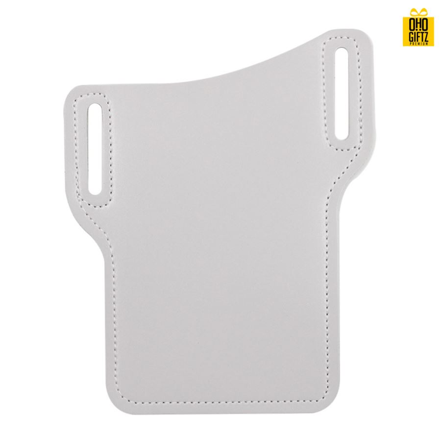 กระเป๋าหนังเก็บมือถือ สกรีนโลโก้  ทำเป็นของพรีเมี่ยมได้