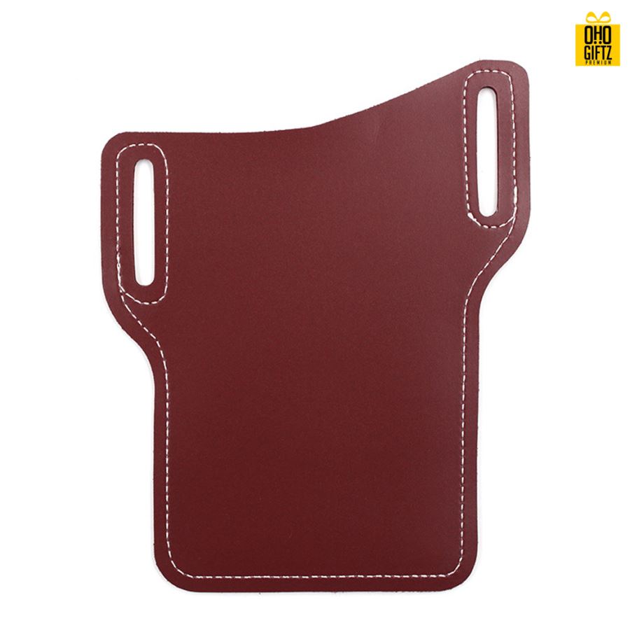 กระเป๋าหนังเก็บมือถือ สกรีนโลโก้  ทำเป็นของพรีเมี่ยมได้