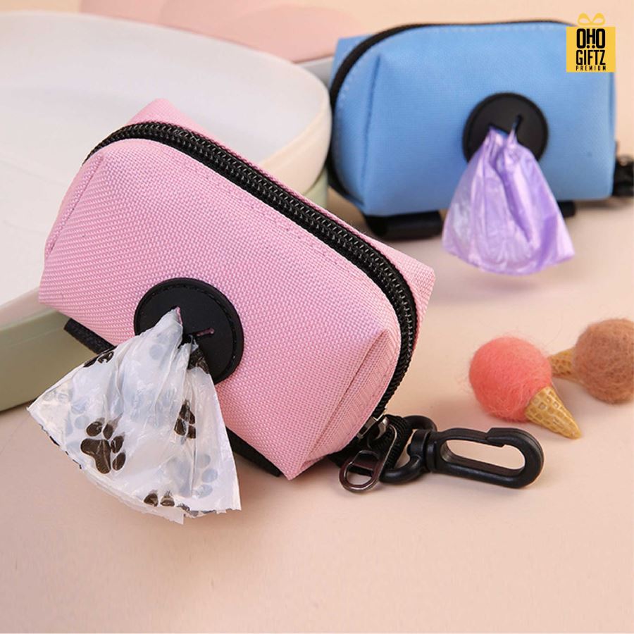 กระเป๋าใส่ถุงเก็บมูลสัตว์เลี้ยง สกรีนโลโก้ ทำเป็นของพรีเมี่ยม