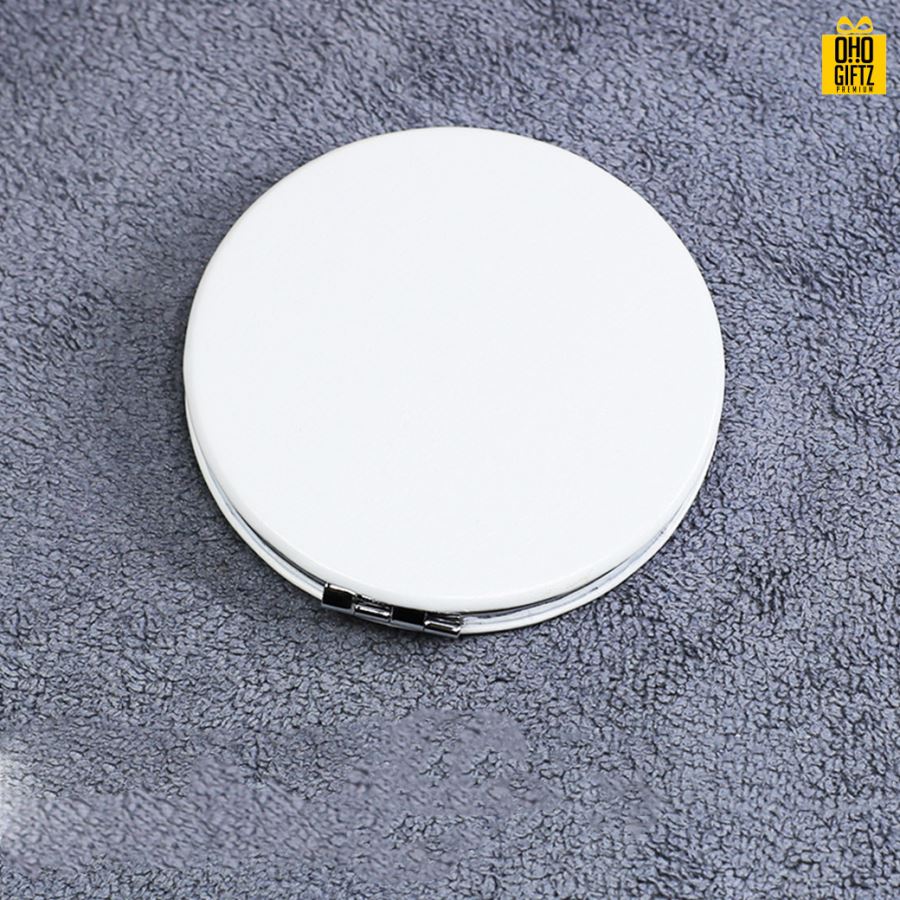 กระจกพับสองด้าน สกรีนชื่อ สกรีนโลโก้  ทำเป็นของพรีเมี่ยมได้