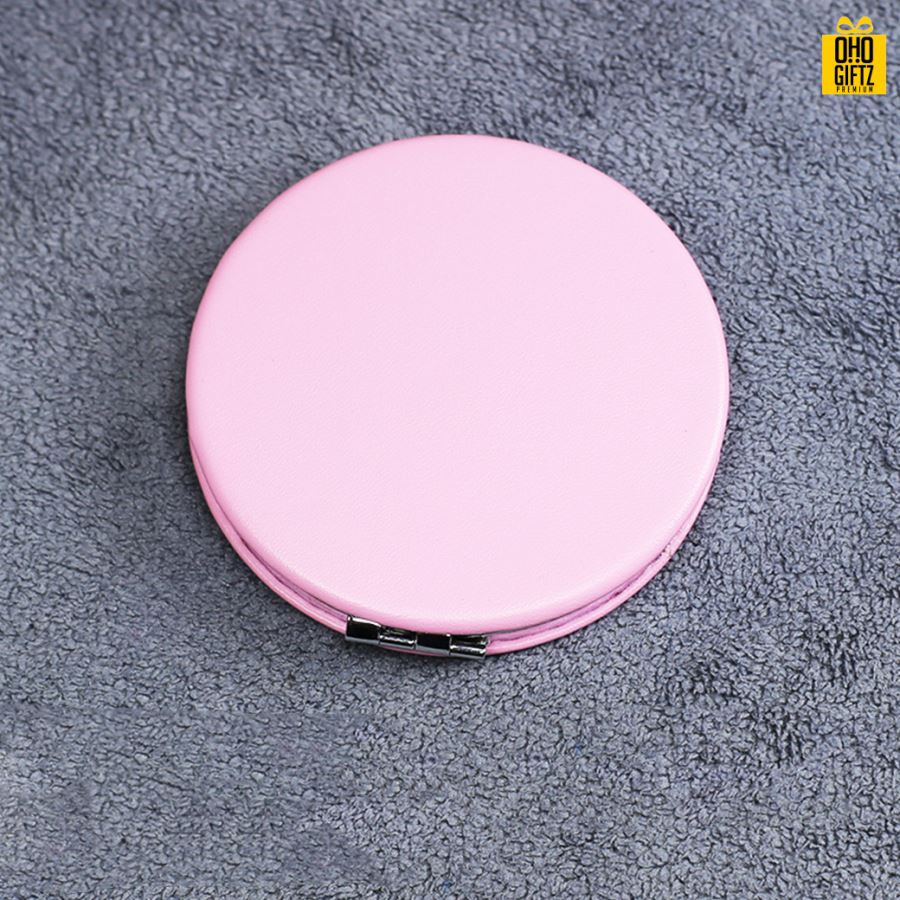 กระจกพับสองด้าน สกรีนชื่อ สกรีนโลโก้  ทำเป็นของพรีเมี่ยมได้