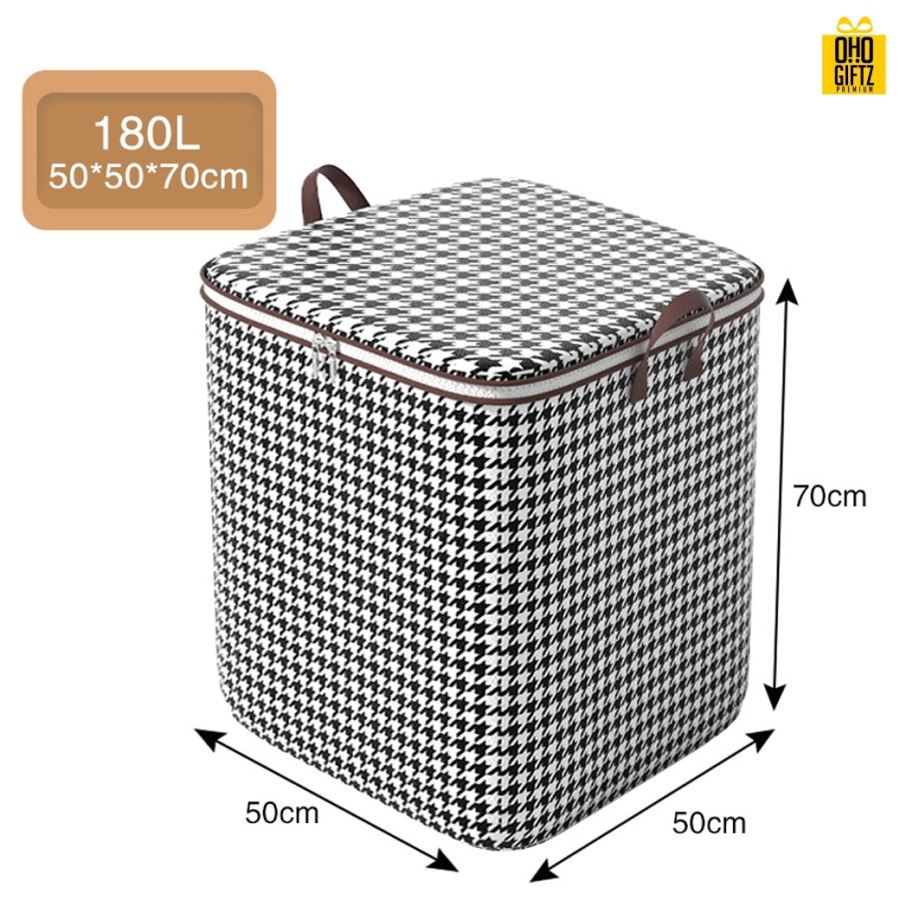 กระเป๋าเก็บผ้าทรงสี่เหลี่ยม กรีนโลโก้ ทำเป็นของพรีเมี่ยม 