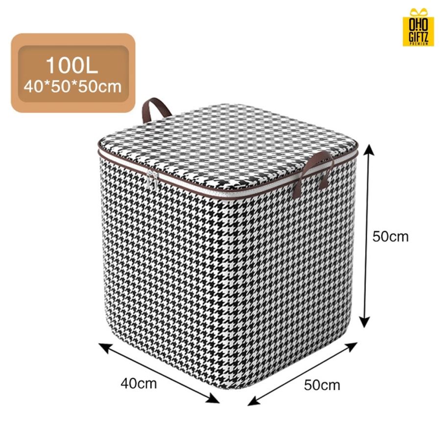 กระเป๋าเก็บผ้าทรงสี่เหลี่ยม กรีนโลโก้ ทำเป็นของพรีเมี่ยม 