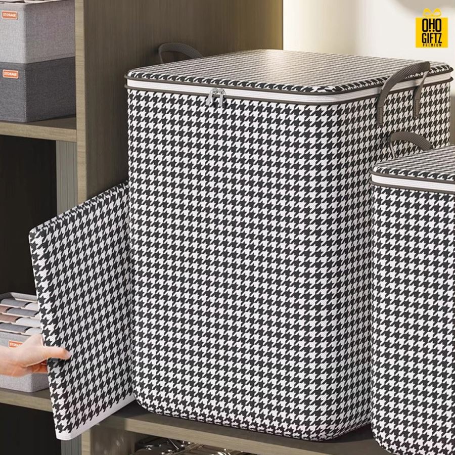 กระเป๋าเก็บผ้าทรงสี่เหลี่ยม กรีนโลโก้ ทำเป็นของพรีเมี่ยม 