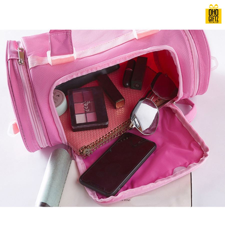 กระเป๋ากีฬาฟิตเนส สกรีนชื่อ สกรีนโลโก้ได้