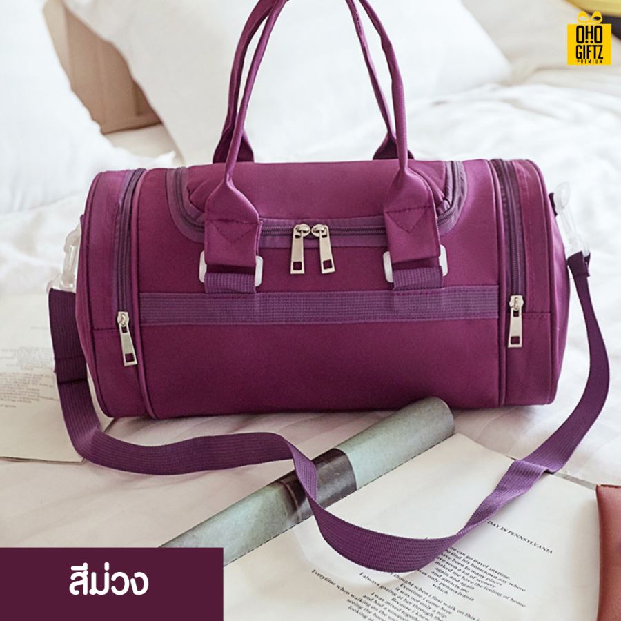 กระเป๋ากีฬาฟิตเนส สกรีนชื่อ สกรีนโลโก้ได้