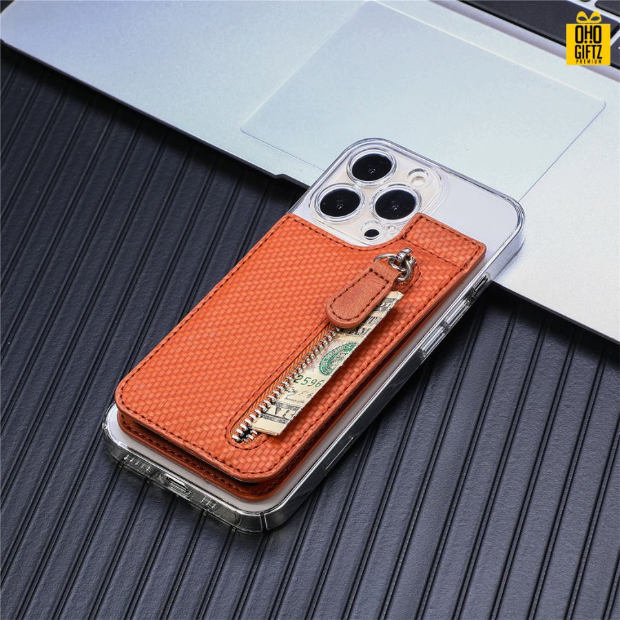 กระเป๋านามบัตรติดโทรศัพท์มือถือ สกรีนโลโก้ ทำของพรีเมี่ยมได้