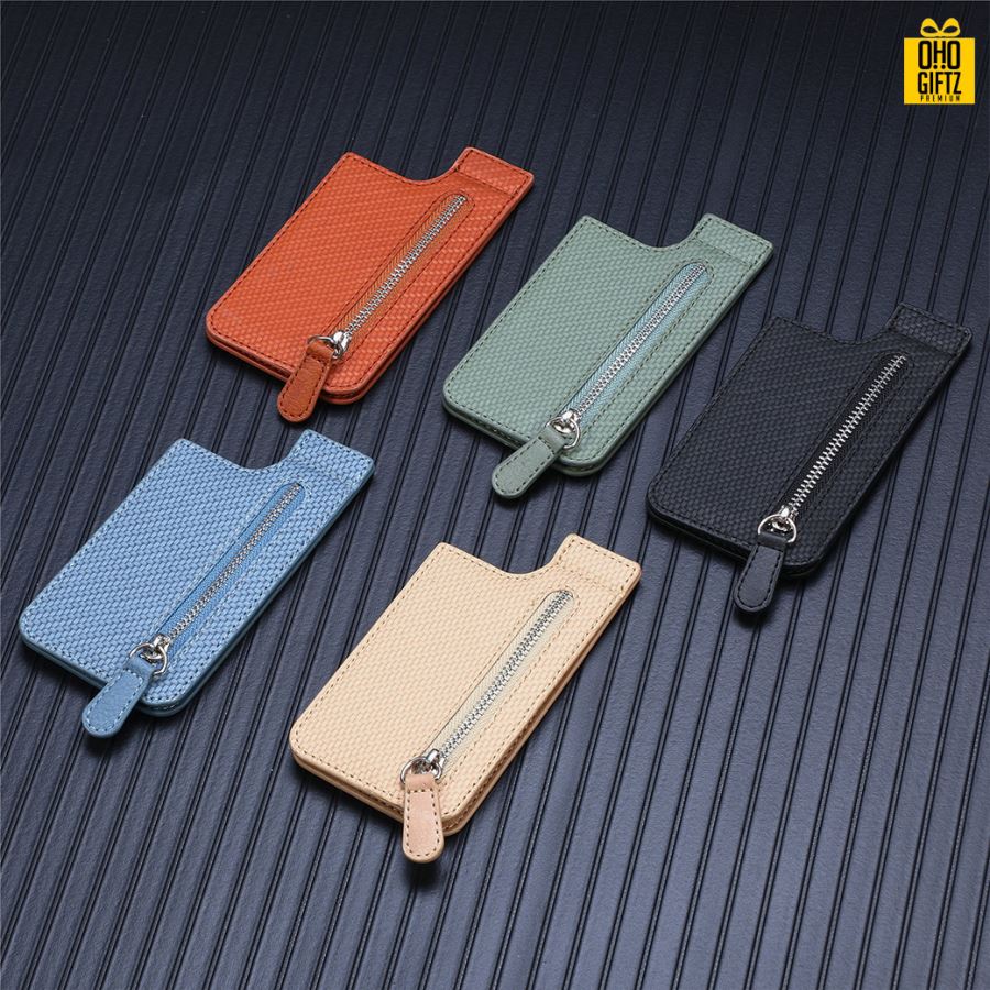 กระเป๋านามบัตรติดโทรศัพท์มือถือ สกรีนโลโก้ ทำของพรีเมี่ยมได้