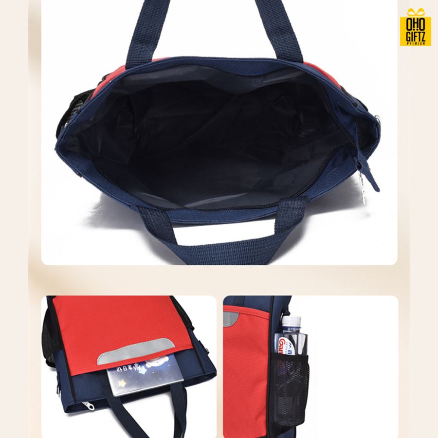 กระเป๋าเป้นักเรียน สกรีนโลโก้  ทำเป็นของพรีเมี่ยม