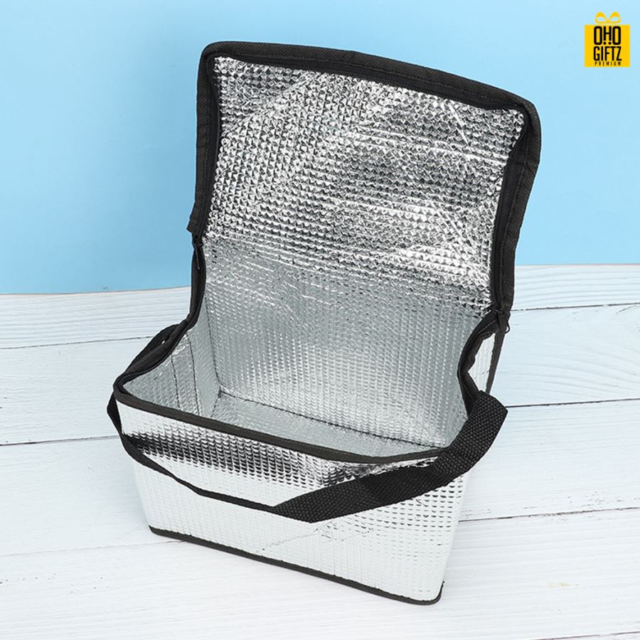 กระเป๋าฟอยล์อลูมิเนียม สกรีนโลโก้  ทำเป็นของพรีเมี่ยม