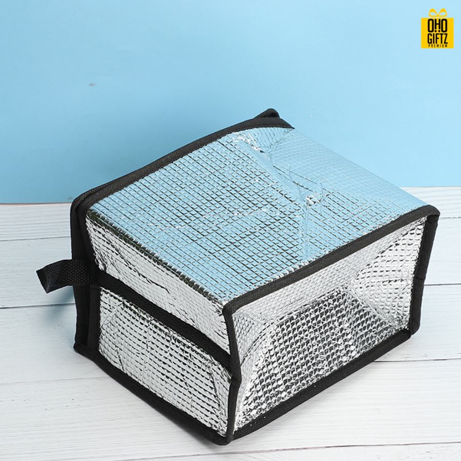 กระเป๋าฟอยล์อลูมิเนียม สกรีนโลโก้  ทำเป็นของพรีเมี่ยม