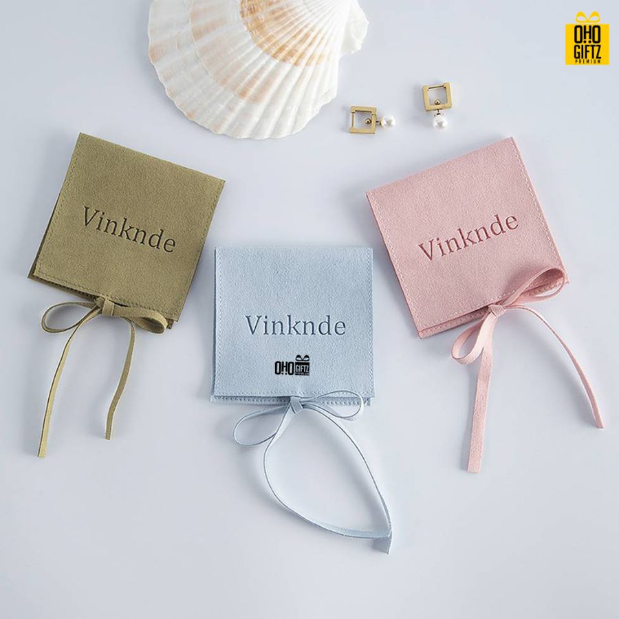 กระเป๋าใส่เครื่องประดับ สกรีนโลโก้ ทำเป็นของพรีเมี่ยม ของชำร่วยได้