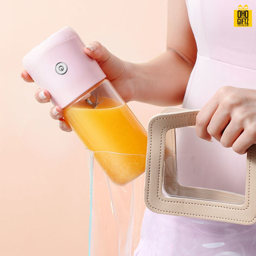 แก้วปั่นผลไม้ 6 ใบมีด สกรีนชื่อ สกรีนโลโก้ ทำเป็นของพรีเมี่ยมได้