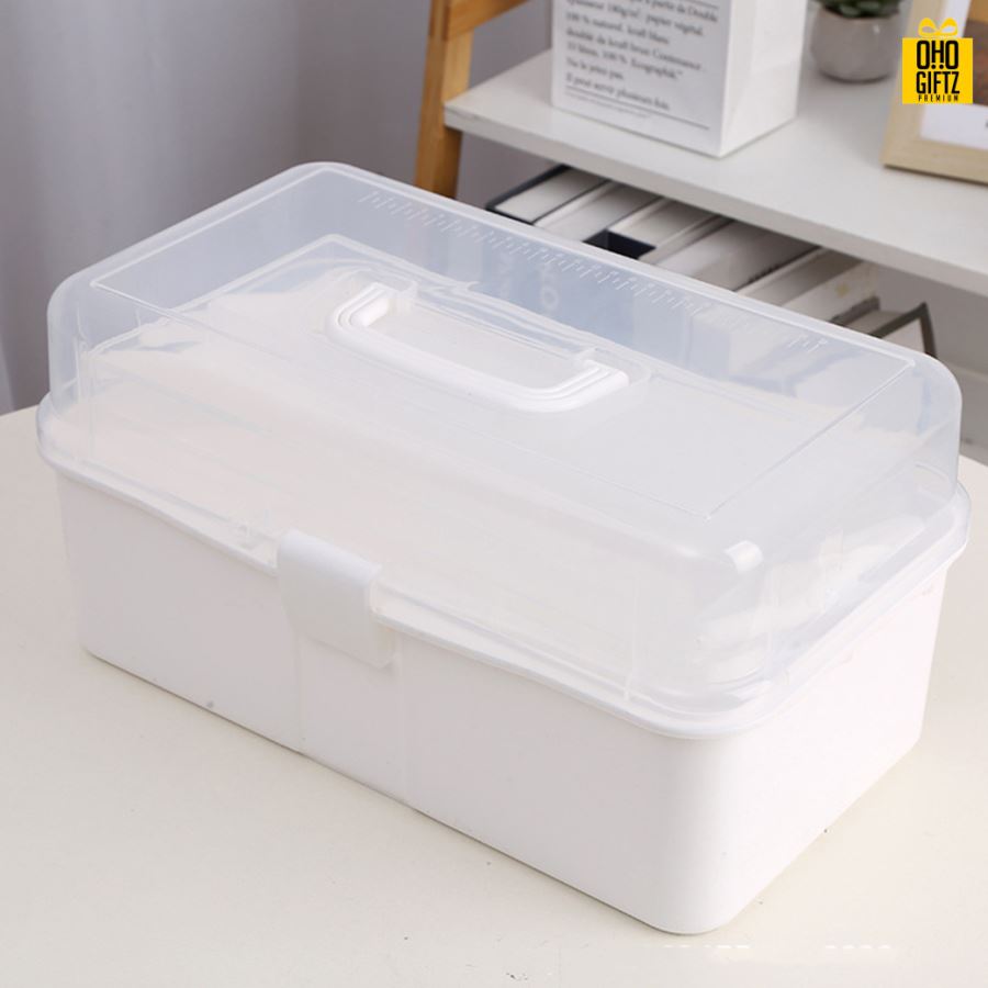 กล่องพลาสติกใส่ของอเนกประสงค์ กรีนโลโก้ ทำเป็นของพรีเมี่ยม 