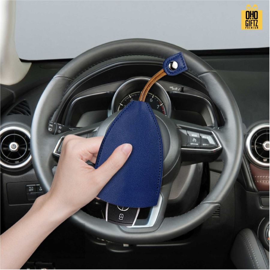 กระเป๋าใส่กุญแจรถหนัง PU แบบดึงออก สกรีนโลโก้ ทำเป็นของพรีเมี่ยมได้