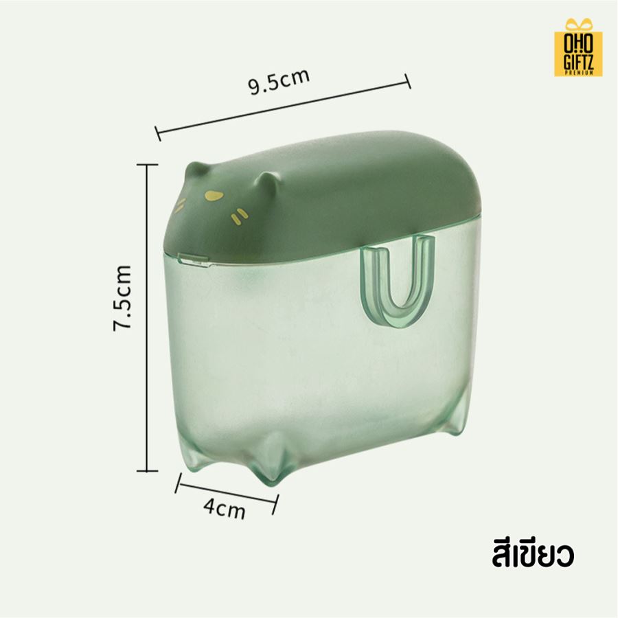 กล่องเก็บหูฟังแมวเหมียว สกรีนโลโก้ ทำเป็นของพรีเมี่ยมได้