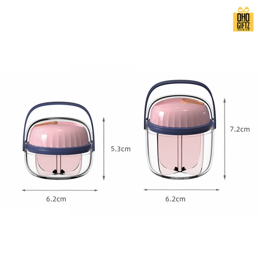 กล่องยาแบบพกพา สกรีนชื่อ สกรีนโลโก้ ทำเป็นของพรีเมี่ยมได้