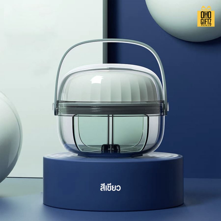 กล่องยาแบบพกพา สกรีนชื่อ สกรีนโลโก้ ทำเป็นของพรีเมี่ยมได้