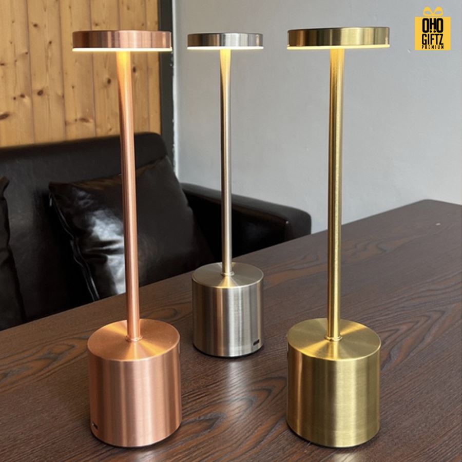 โคมไฟไร้สายแบบแตะสัมผัส สกรีนโลโก้ ทำเป็นของพรีเมี่ยม ของที่ระลึกได้