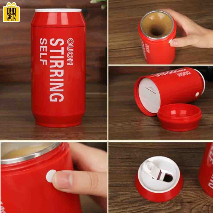 กระป๋องปั่นอัตโนมัติ สกรีนชื่อ สกรีนโลโก้ได้