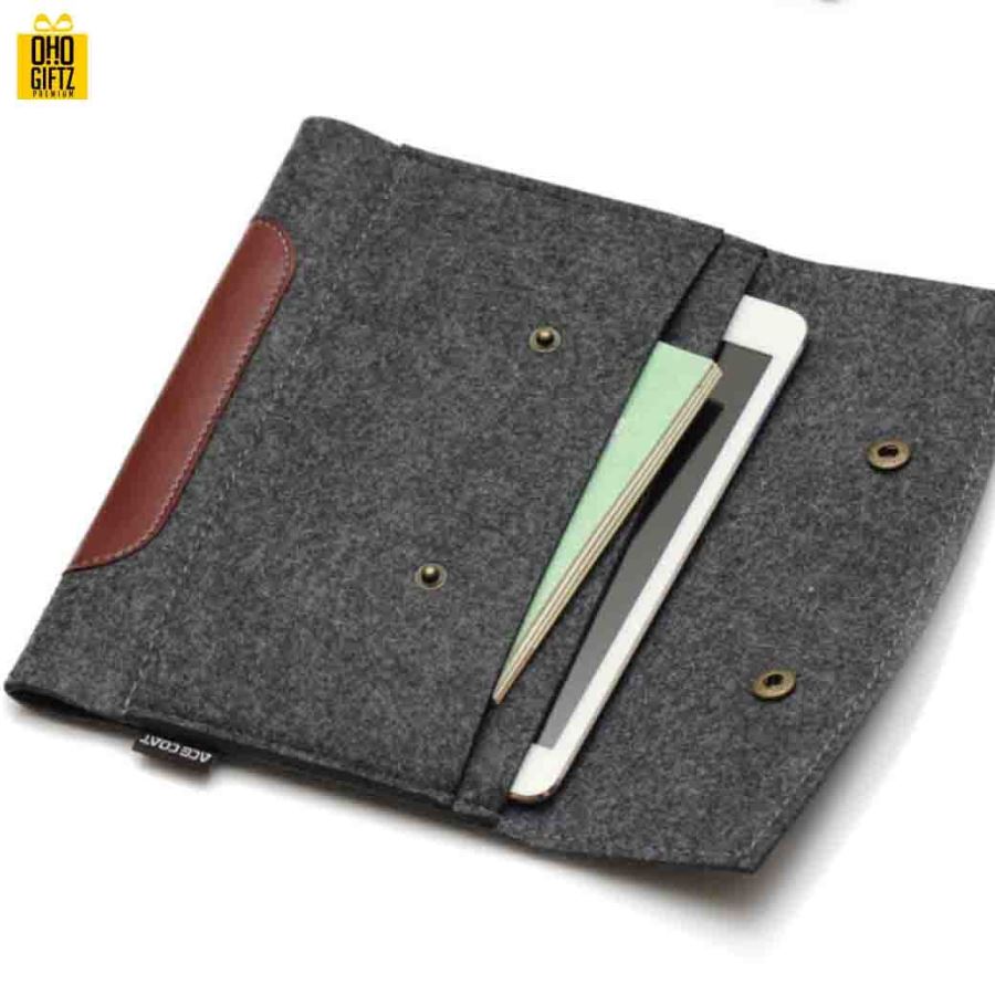 กระเป๋าโน้ตบุ๊กผ้า Felt สกรีนโลโก้ ทำเป็นของพรีเมี่ยมได้