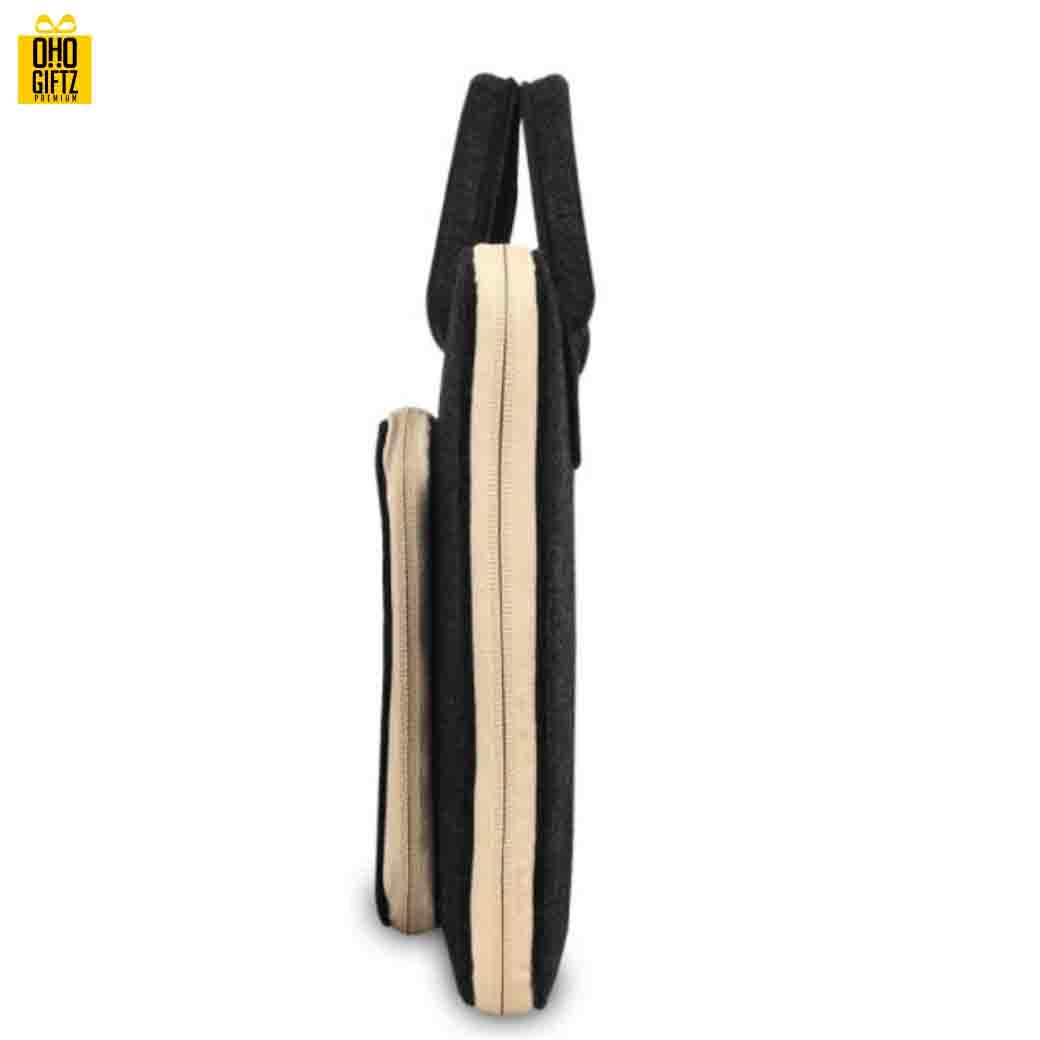 กระเป๋าโน้ตบุ๊คผ้า Felt สกรีนชื่อ, โลโก้ได้