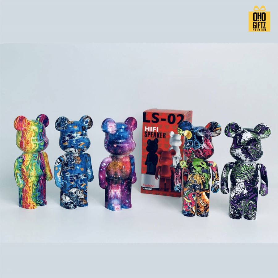 หมีลำโพงบลูทูธสุดเท่ สกรีนโลโก้ สกรีนชื่อร้านทำเป็นของพรีเมี่ยมได้ 