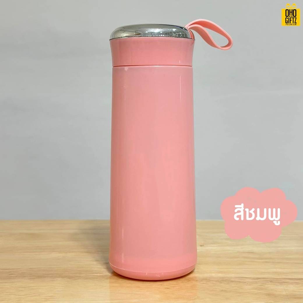 ขวดแก้วหุ้มพลาสติก สกรีนชื่อ สกรีนโลโก้ ทำเป็นของพรีเมี่ยมได้