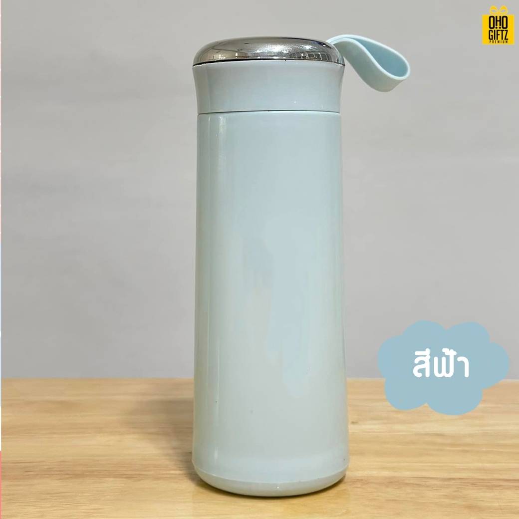 ขวดแก้วหุ้มพลาสติก สกรีนชื่อ สกรีนโลโก้ ทำเป็นของพรีเมี่ยมได้
