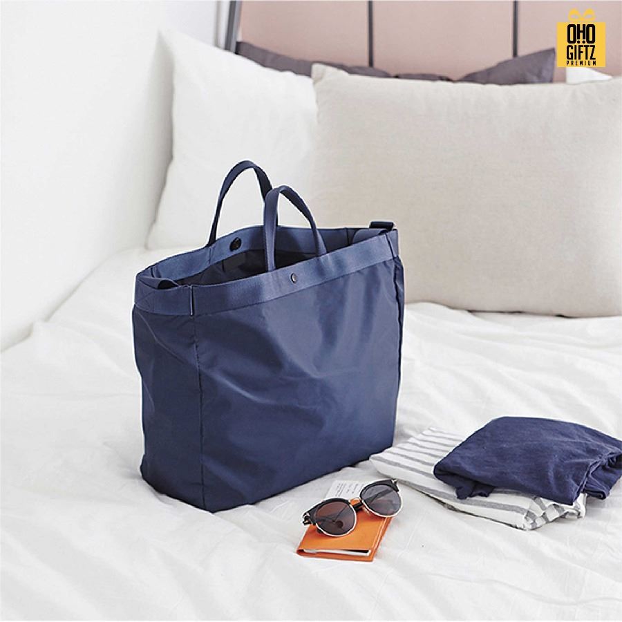 กระเป๋าถือหรือสะพายสไตล์ญี่ปุ่น สกรีนโลโก้ ทำเป็นของพรีเมี่ยมได้